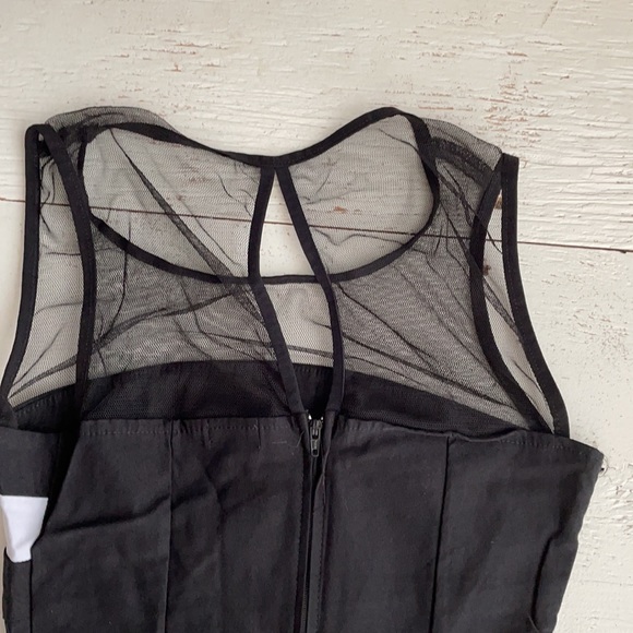 [ Ruby Rox Black & White Mini Bandage Dress ] M Jr - Picture 5 of 6